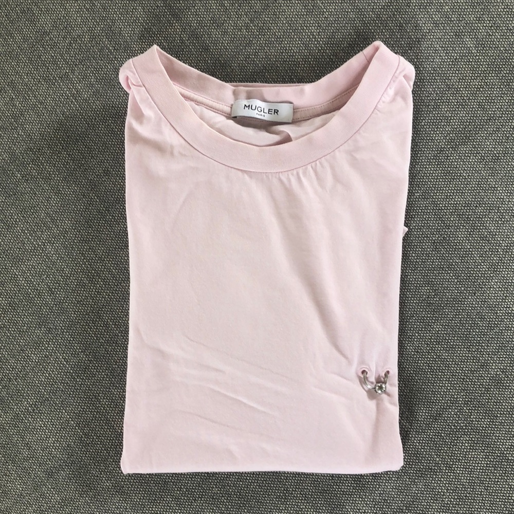 Mugler Paris Nipple Pierce T-Shirt